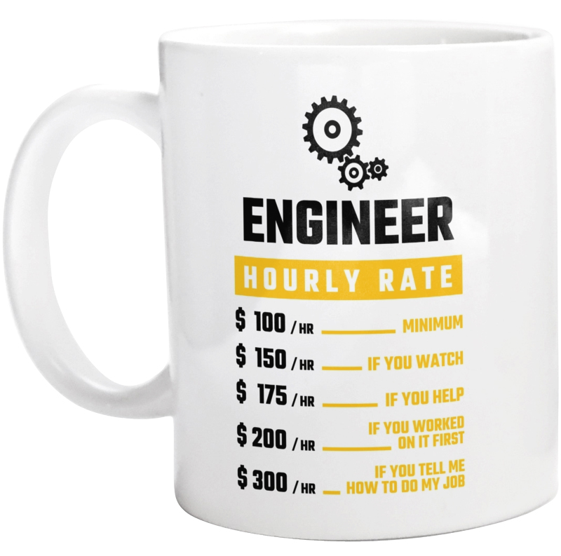 Hourly Rate Engineer - Kubek Biały