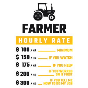 Hourly Rate Farmer - Kubek Biały