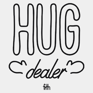 Hug Dealer - Męska Koszulka Biała