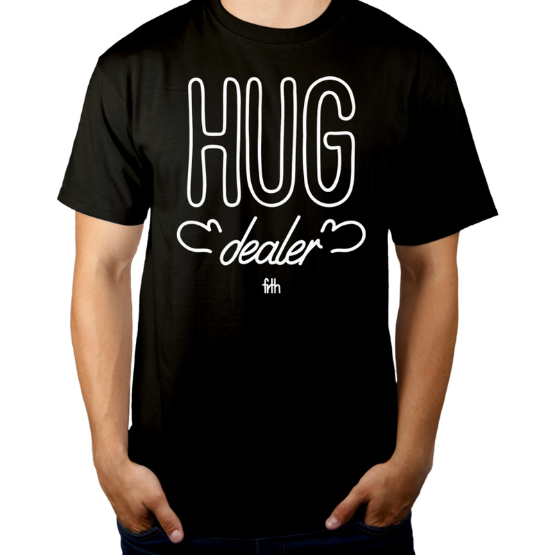 Hug Dealer - Męska Koszulka Czarna
