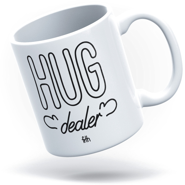 Hug Dealer - Kubek Biały