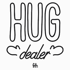 Hug Dealer - Poduszka Biała