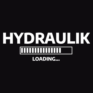 Hydraulik Loading - Męska Bluza z kapturem Czarna