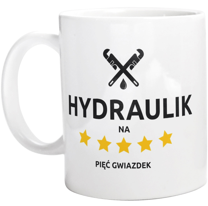 Hydraulik Na 5 Gwiazdek - Kubek Biały