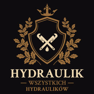 Hydraulik Wszystkich Hydraulików - Męska Bluza z kapturem Czarna