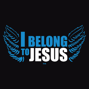 I Belong To Jesus - Męska Bluza z kapturem Czarna