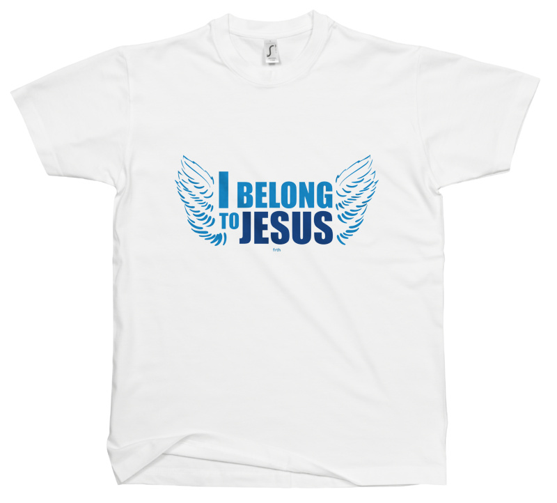 I Belong To Jesus - Męska Koszulka Biała