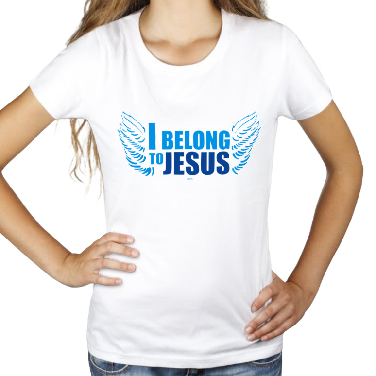 I Belong To Jesus - Damska Koszulka Biała