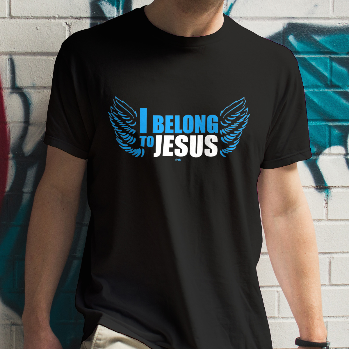 I Belong To Jesus - Męska Koszulka Czarna