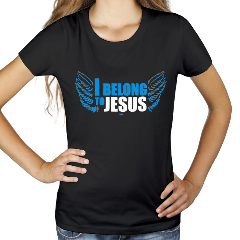 I Belong To Jesus - Damska Koszulka Czarna