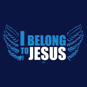 I Belong To Jesus - Damska Koszulka Granatowa