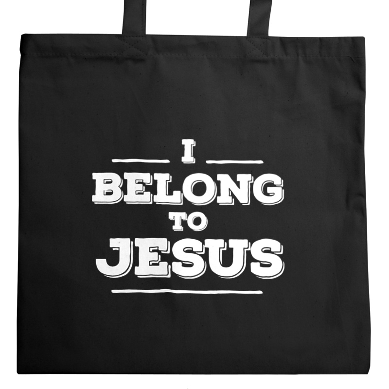 I Belong to Jesus - Torba Na Zakupy Czarna