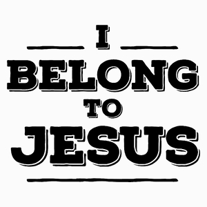 I Belong to Jesus - Poduszka Biała