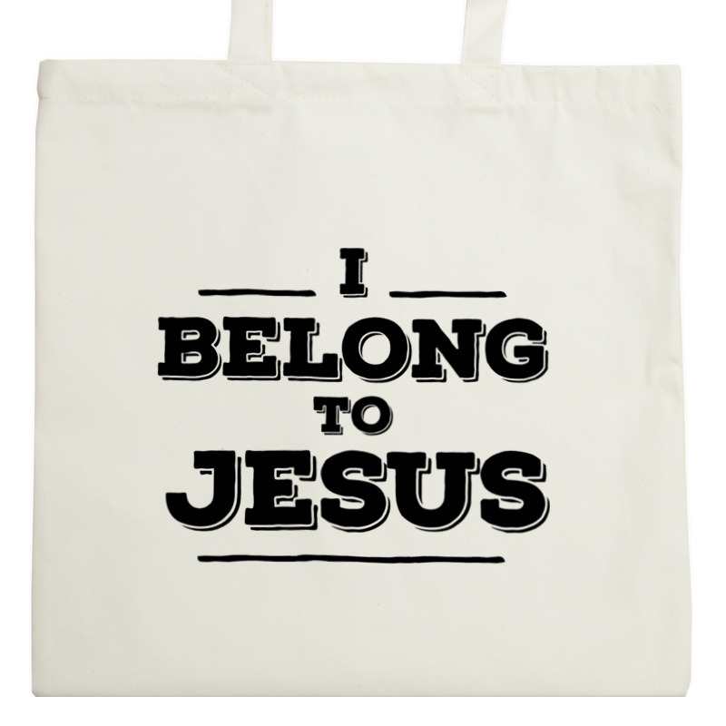 I Belong to Jesus - Torba Na Zakupy Natural
