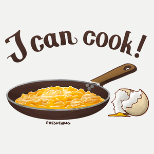 I Can Cook - Damska Koszulka Biała