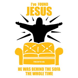 I Found Jesus Behind The Sofa - Kubek Biały