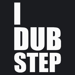 I Love Dub Step - Damska Koszulka Czarna
