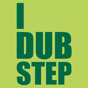 I Love Dub Step - Damska Koszulka Jasno Zielona