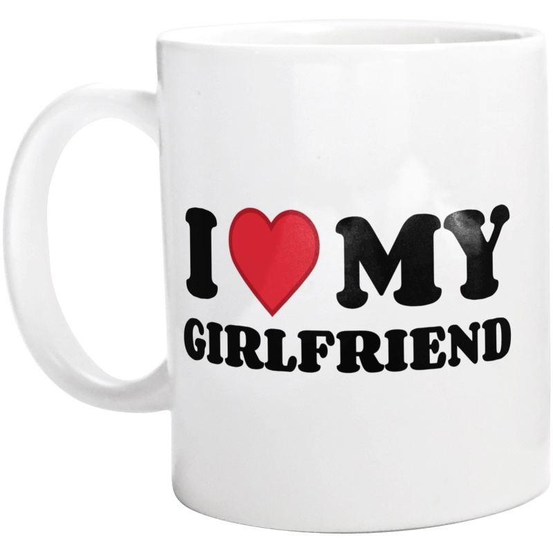 I Love My Girlfriend - Kubek Biały