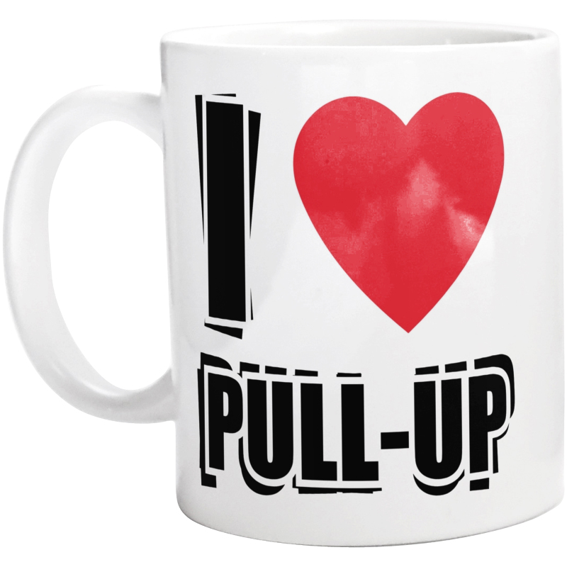 I Love Pull-Up - Kubek Biały