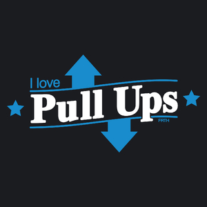 I Love Pull Ups - Damska Koszulka Czarna