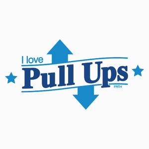 I Love Pull Ups - Poduszka Biała
