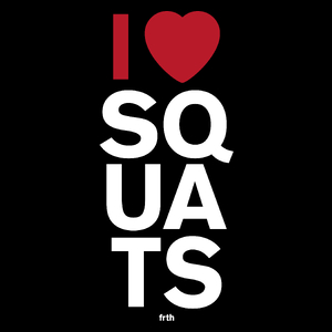 I Love Squats - Torba Na Zakupy Czarna