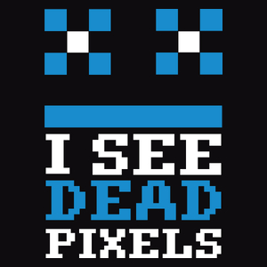 I See Dead Pixels - Męska Bluza Czarna