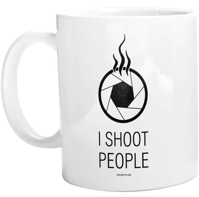 I Shoot People - Kubek Biały