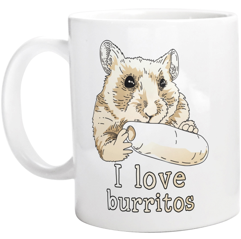 I love Burritos - Kubek Biały