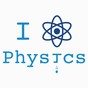 I love Physics Fizyka - Poduszka Biała