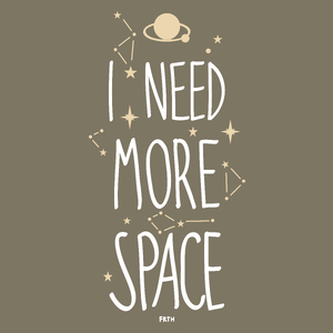 I need more space - Męska Koszulka Khaki