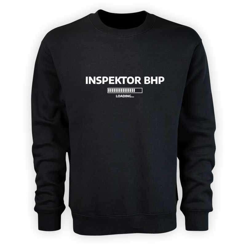 Inspektor Bhp Loading - Męska Bluza Czarna