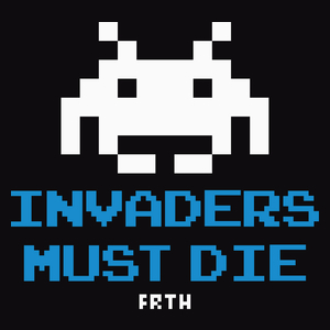 Invaders Must Die - Męska Bluza Czarna