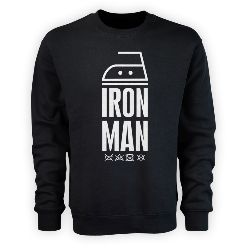 Iron Man - Męska Bluza Czarna