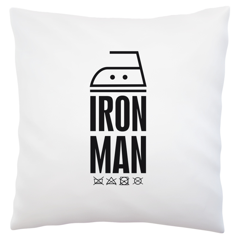 Iron Man - Poduszka Biała