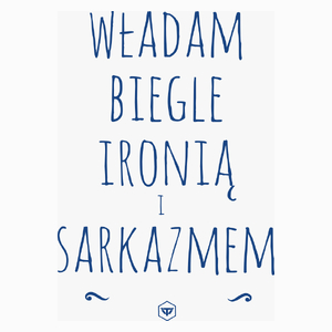 Ironia i Sarkazm - Poduszka Biała