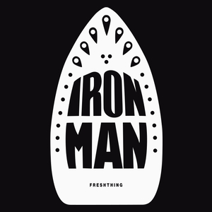 Ironman - Męska Bluza z kapturem Czarna