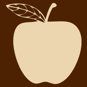 Jedz jabłka - Damska Koszulka Czekoladowa