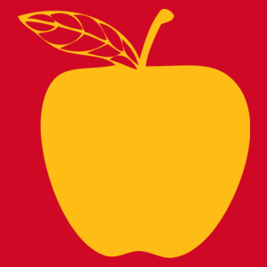Jedz jabłka - Damska Koszulka Czerwona