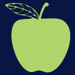 Jedz jabłka - Damska Koszulka Granatowa