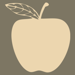 Jedz jabłka - Męska Koszulka Khaki