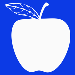 Jedz jabłka - Damska Koszulka Niebieska