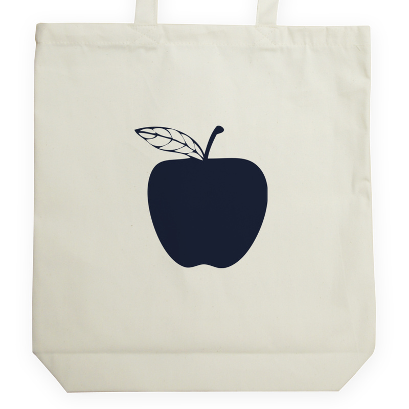 Jedz jabłka - Torba Na Zakupy Natural