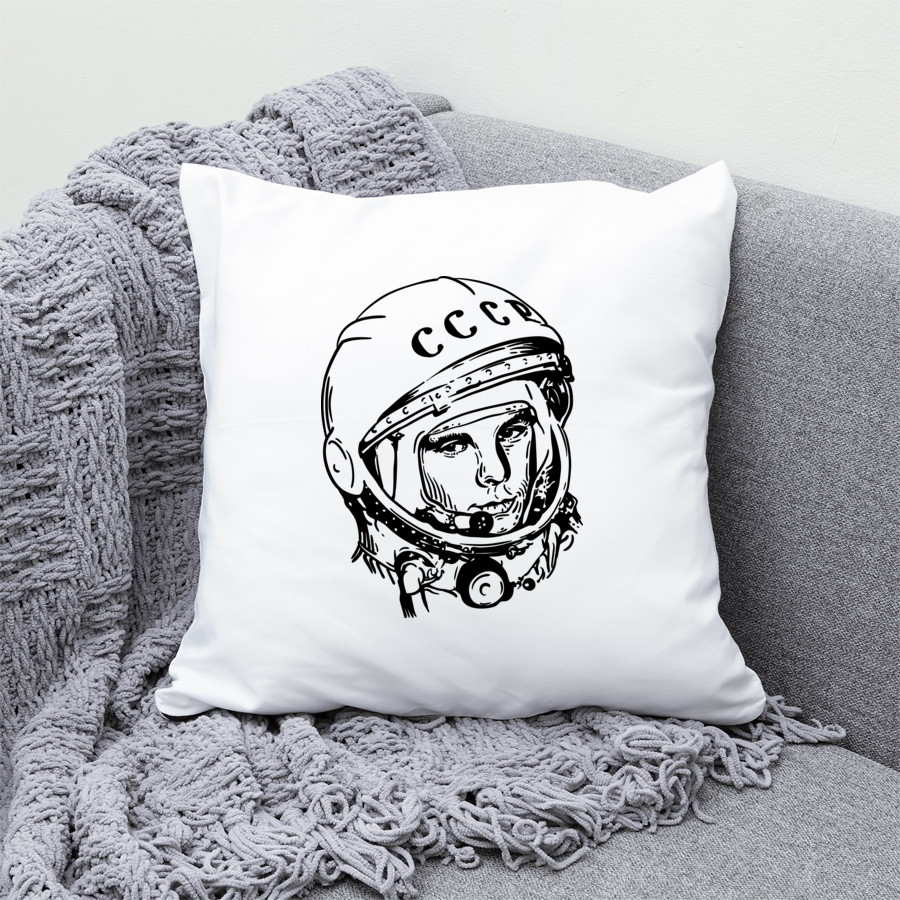 Jurij Gagarin - Poduszka Biała