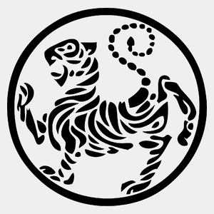 Karate Shotokanu Tygrys - Męska Koszulka Biała