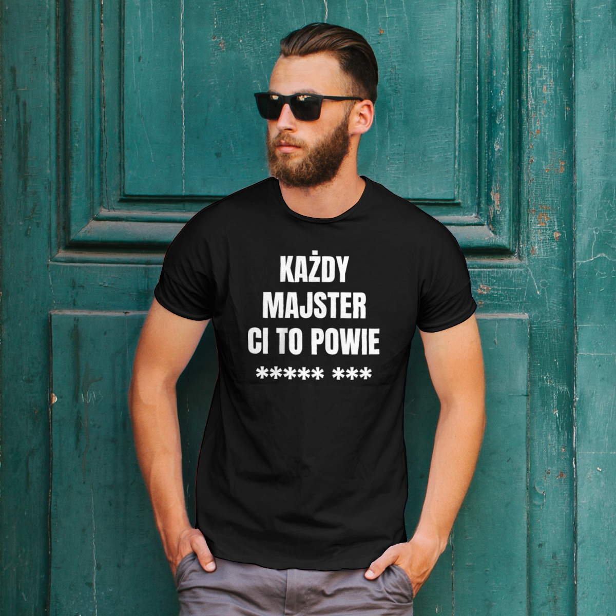 Każdy Majster Ci To Powie - Męska Koszulka Czarna