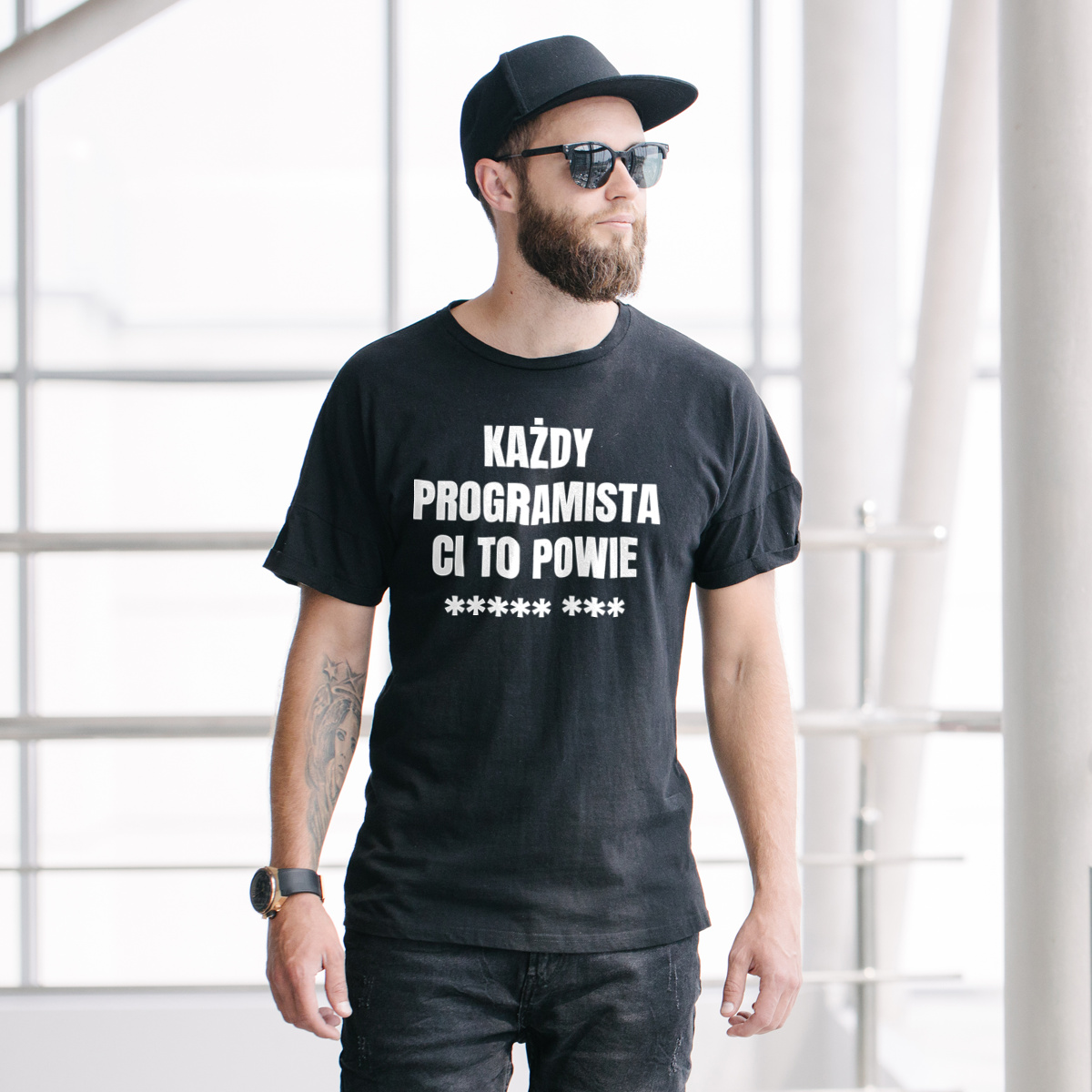 Każdy Programista Ci To Powie - Męska Koszulka Czarna
