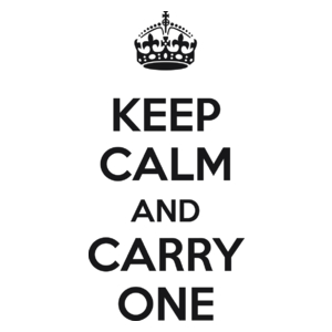 Keep Calm And Carry One - Kubek Biały