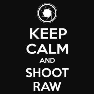 Keep Calm And Shoot Raw - Męska Bluza Czarna